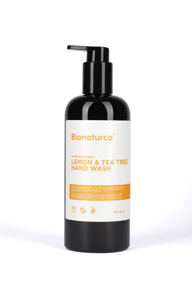 Organic Certified Lemon & Tea Tree Hand Wash 400 Ml