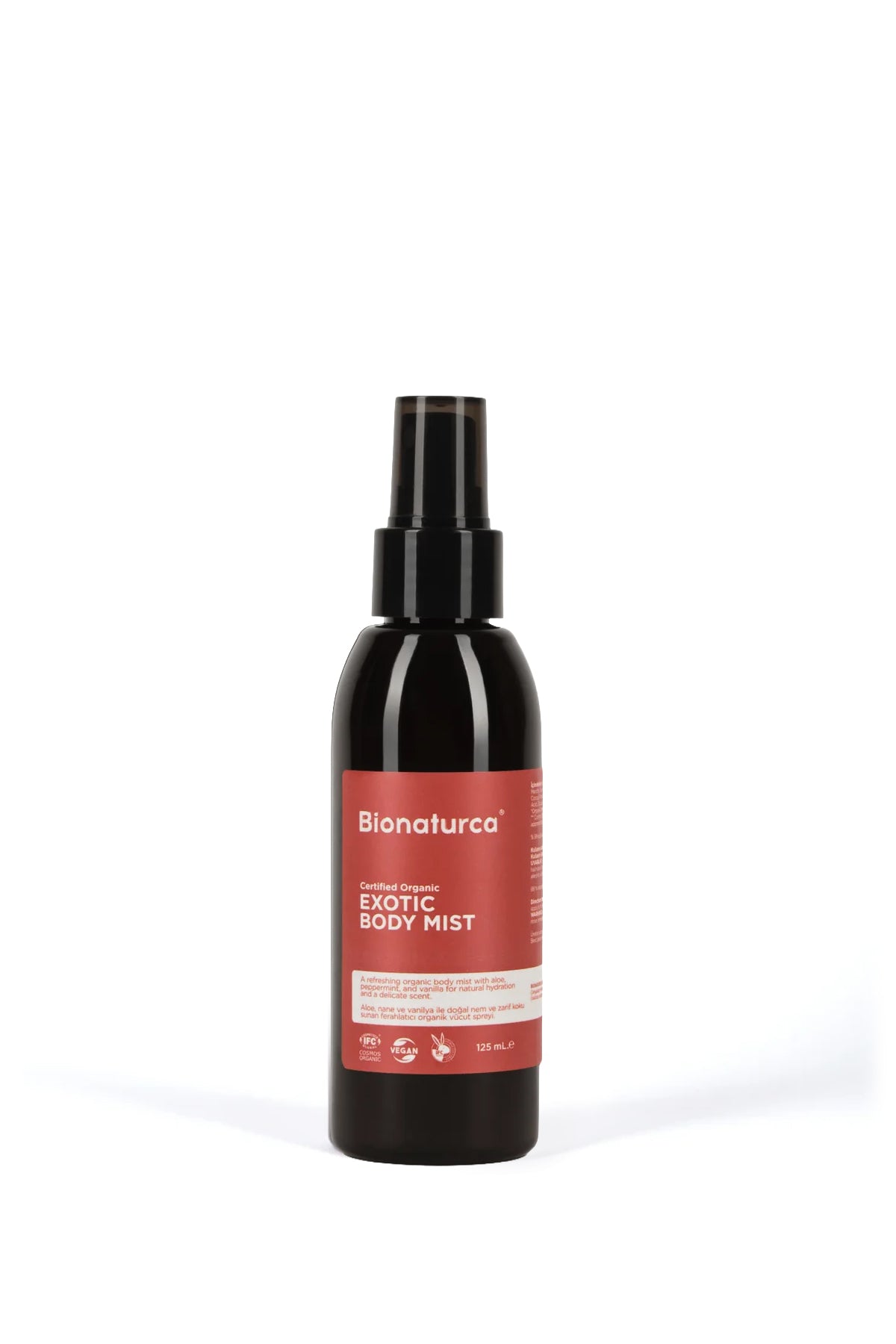 Organik Sertifikalı Egzotik Vücut Misti 125 ml - Bionaturca
