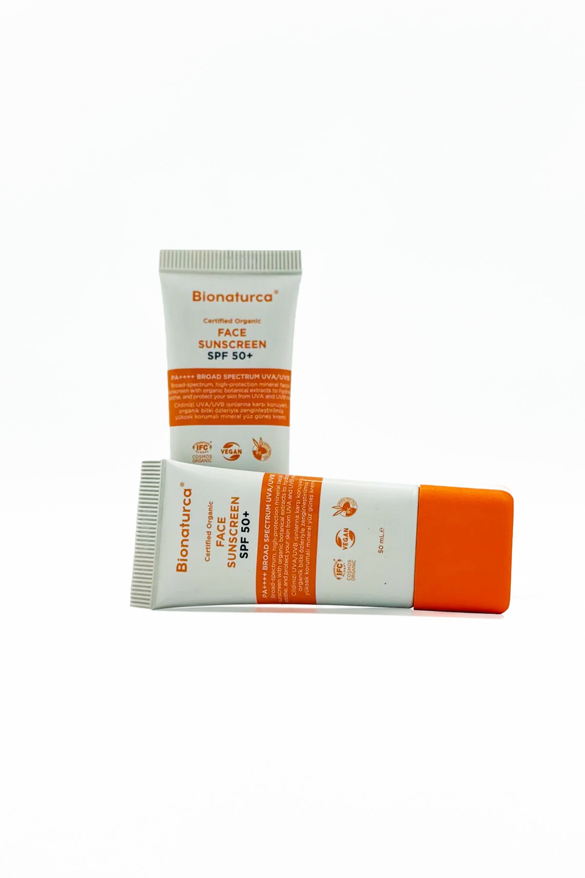 Organik Sertifikalı Güneşten Koruyucu Yüz Kremi SPF 50+  50 ml - Bionaturca