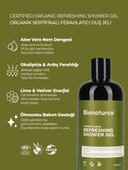 Organic Certified Refreshing Shower Gel 400 Ml