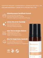Organic Certified Lemongrass & Geranium Deo Roll-On 50 Ml