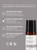 Organik Sertifikalı Yasemin & Vanilya Deo Roll-On 50 ml - Bionaturca