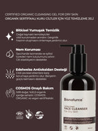 Organik Sertifikalı Kuru Ciltler İçin Yüz Temizleme Jeli 250 ml l- Bionaturca