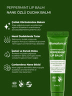 Organik Sertifikalı Nane Özlü Dudak Balmı 15 ml - Bionaturca