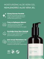 Organik Sertifikalı Onarıcı Etkili Nemlendirici Aloe Vera Jel 250 ml