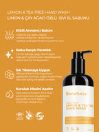 Organik Sertifikalı Limon & Çay Ağacı Özlü Sıvı El Sabun 400 ml