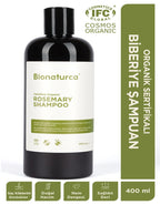 Organic Certified Anti-Hair Loss Rosemary Shampoo 400 Ml