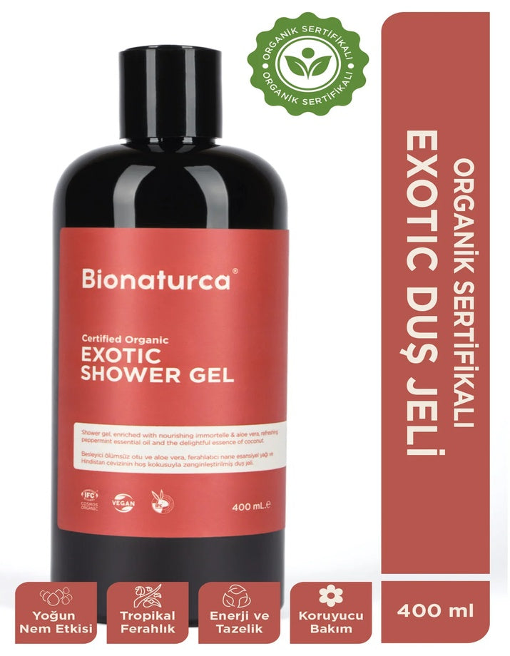 Organik Sertifikalı Egzotik Duş Jeli 400 ml