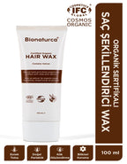 Organik Sertifikalı Vetiverli Saç Şekillendirici Bitkisel Wax 100 ml - Bionaturca