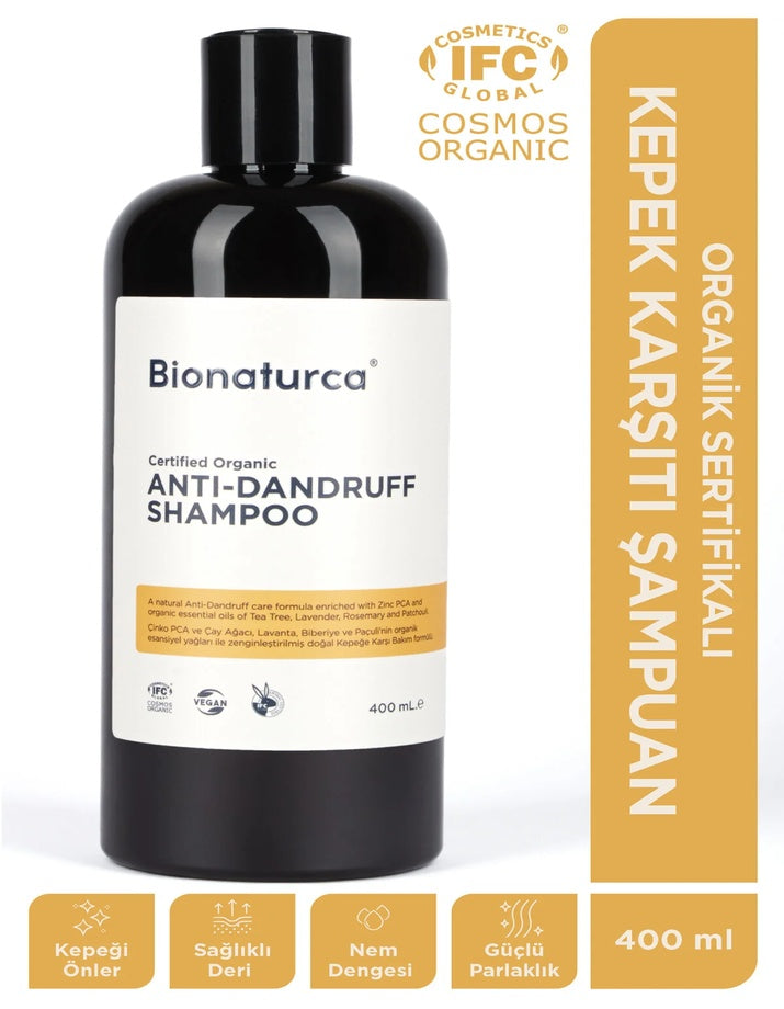 Organik Sertifikalı Kepek Karşıtı Koruyucu Şampuan 400 ml