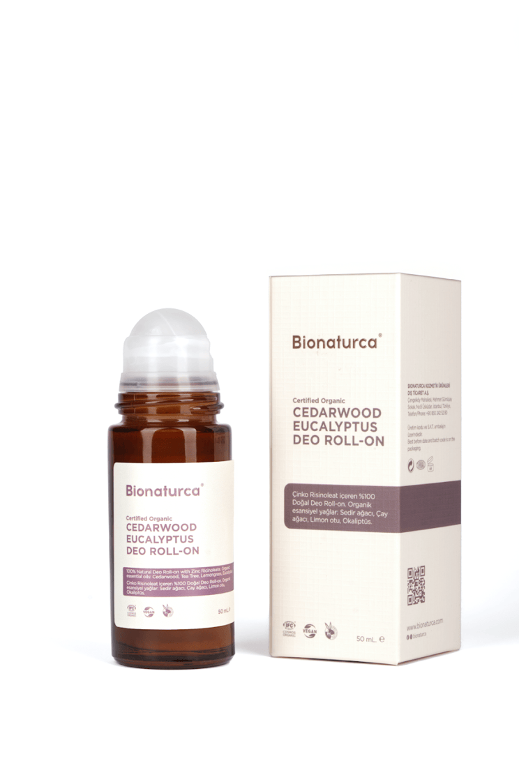 Organic Certified Cedarwood & Eucalyptus Deo Roll-On 50 Ml
