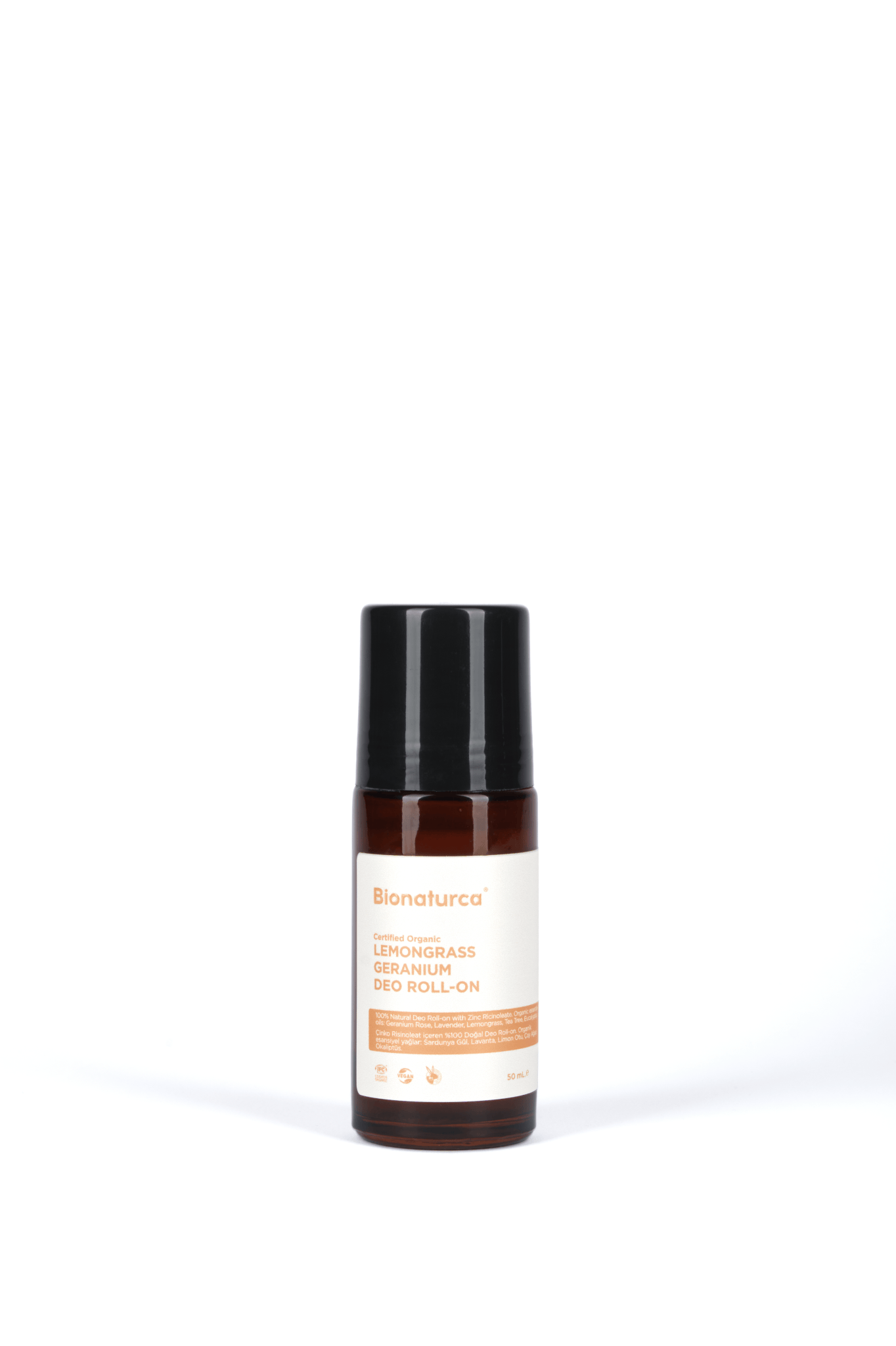 Organic Certified Lemongrass & Geranium Deo Roll-On 50 Ml