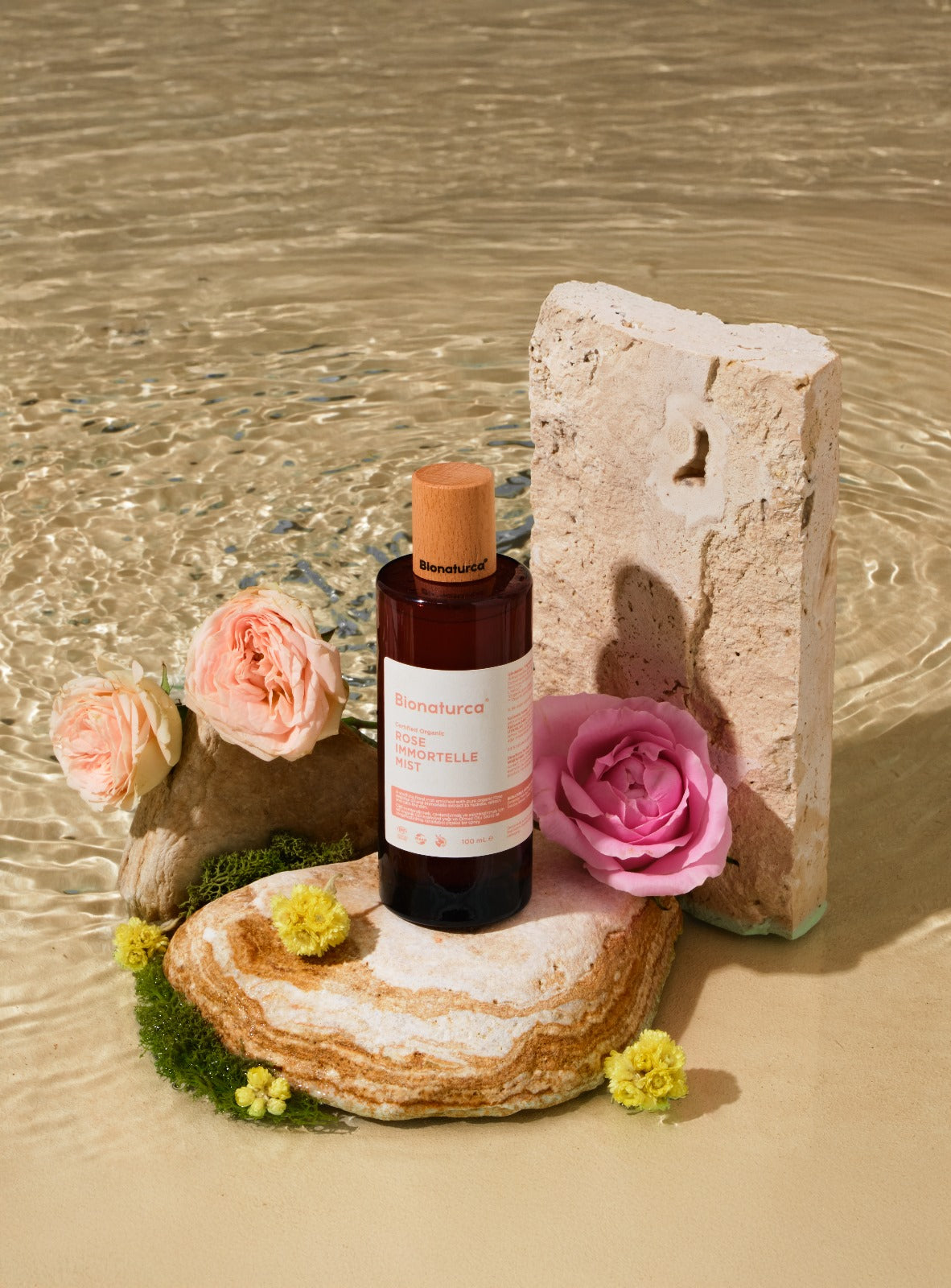Organik Sertifikalı Gül & Ölmezçiçek Yüz Spreyi 100 Ml.