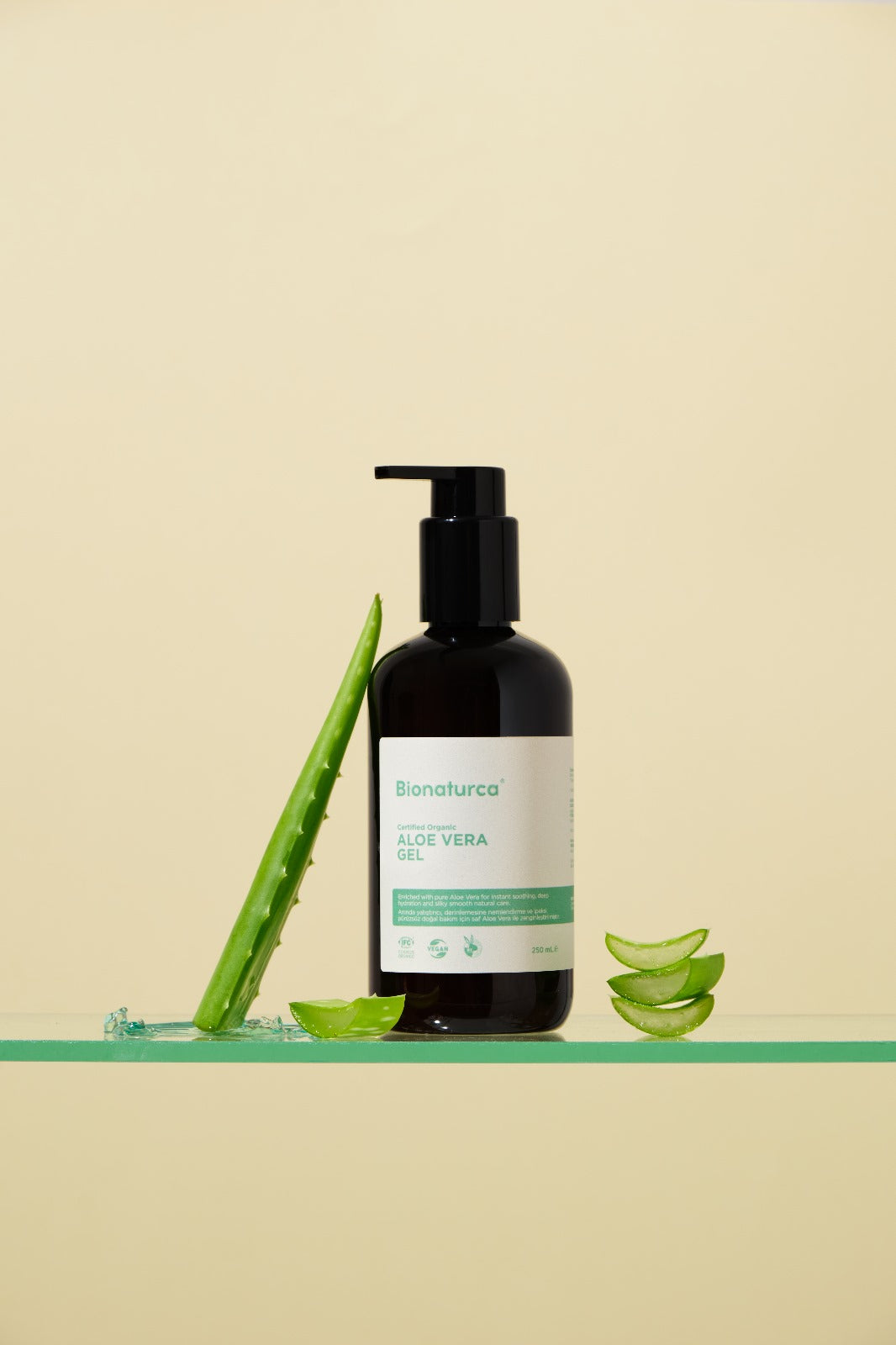 Organik Sertifikalı Aloe Vera Jel 250 Ml.