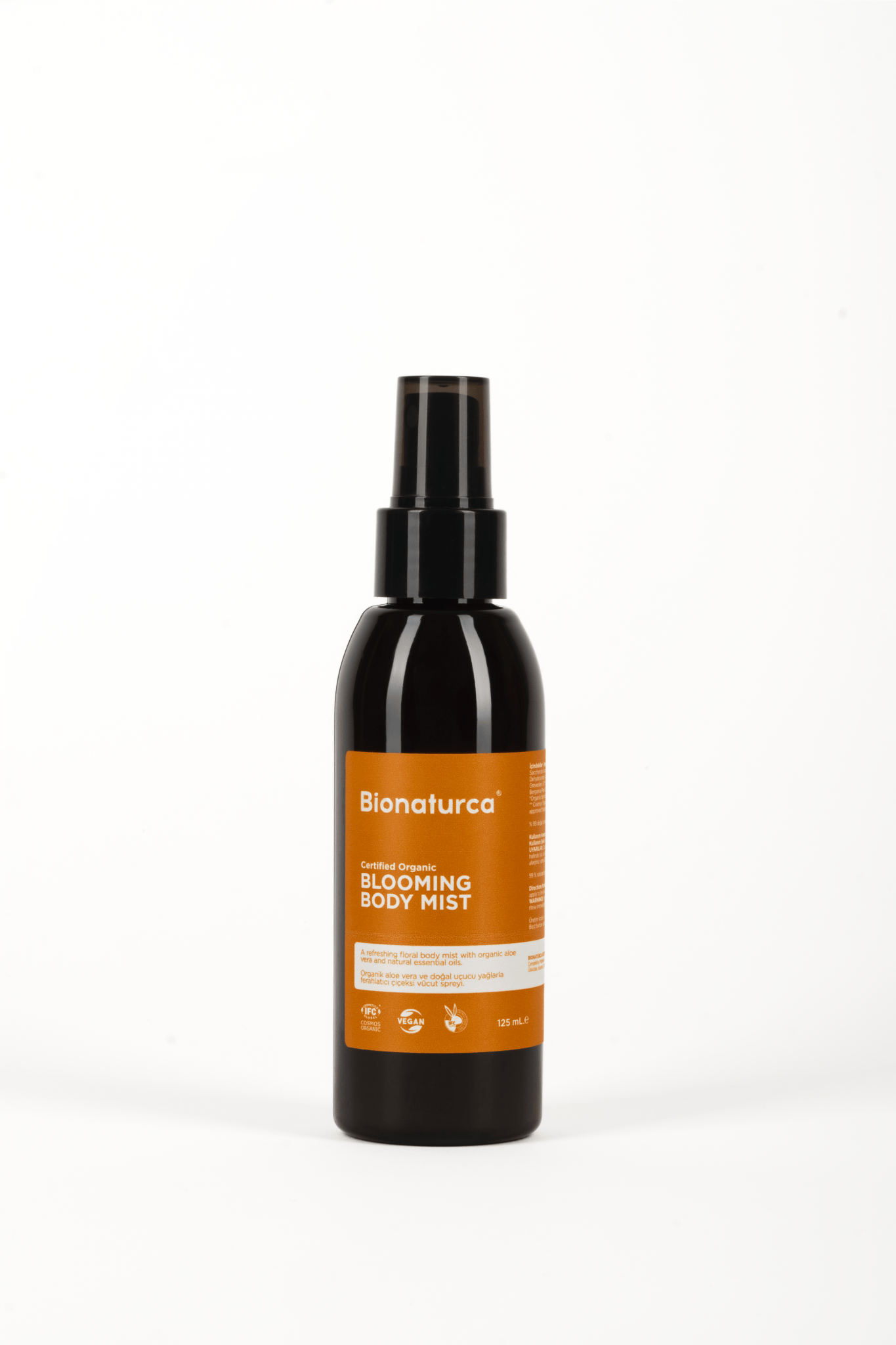 Organik Sertifikalı Çiçeksi Vücut Misti 125 ml - Bionaturca