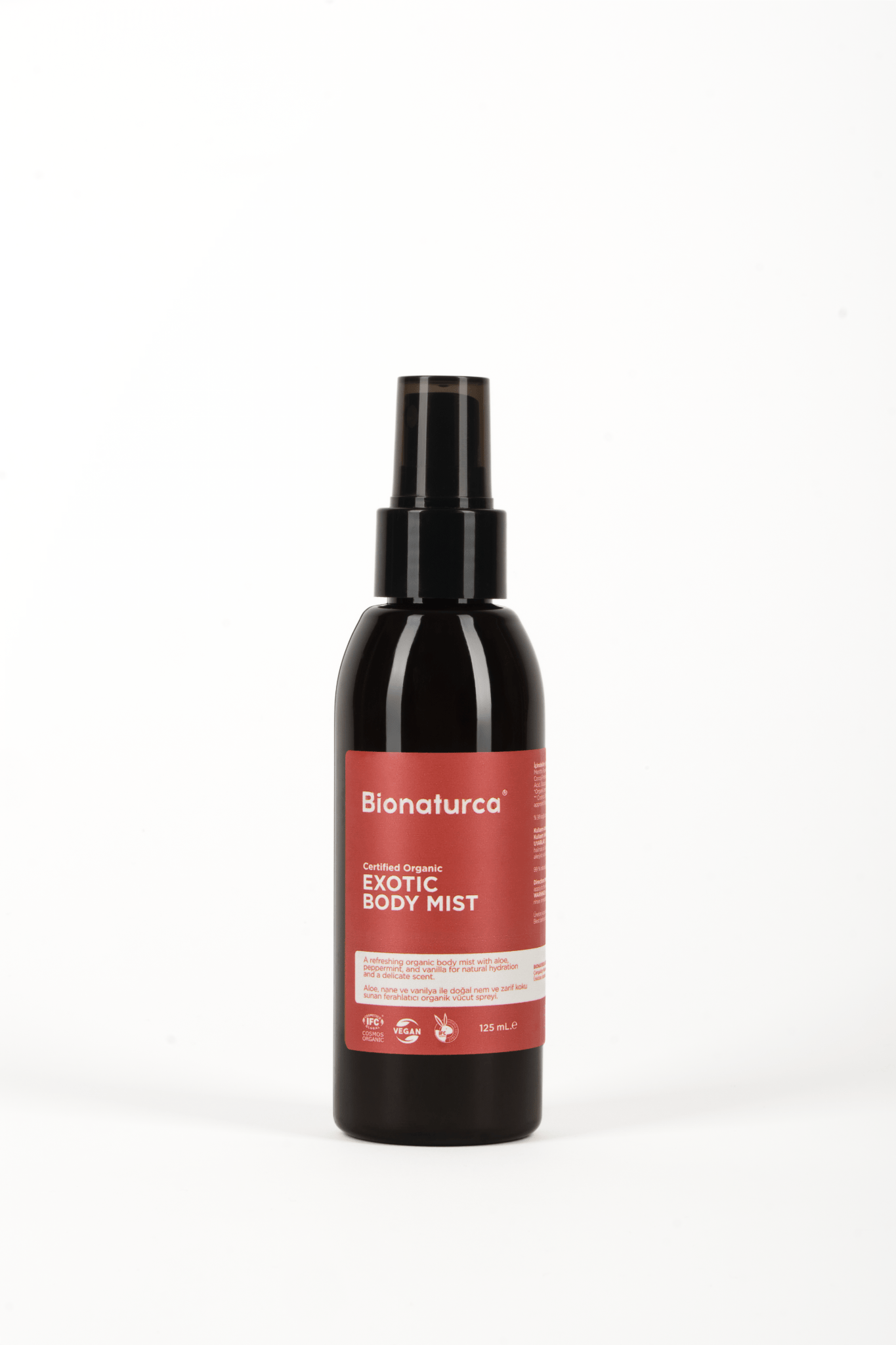 Organik Sertifikalı Egzotik Vücut Misti 125 ml - Bionaturca
