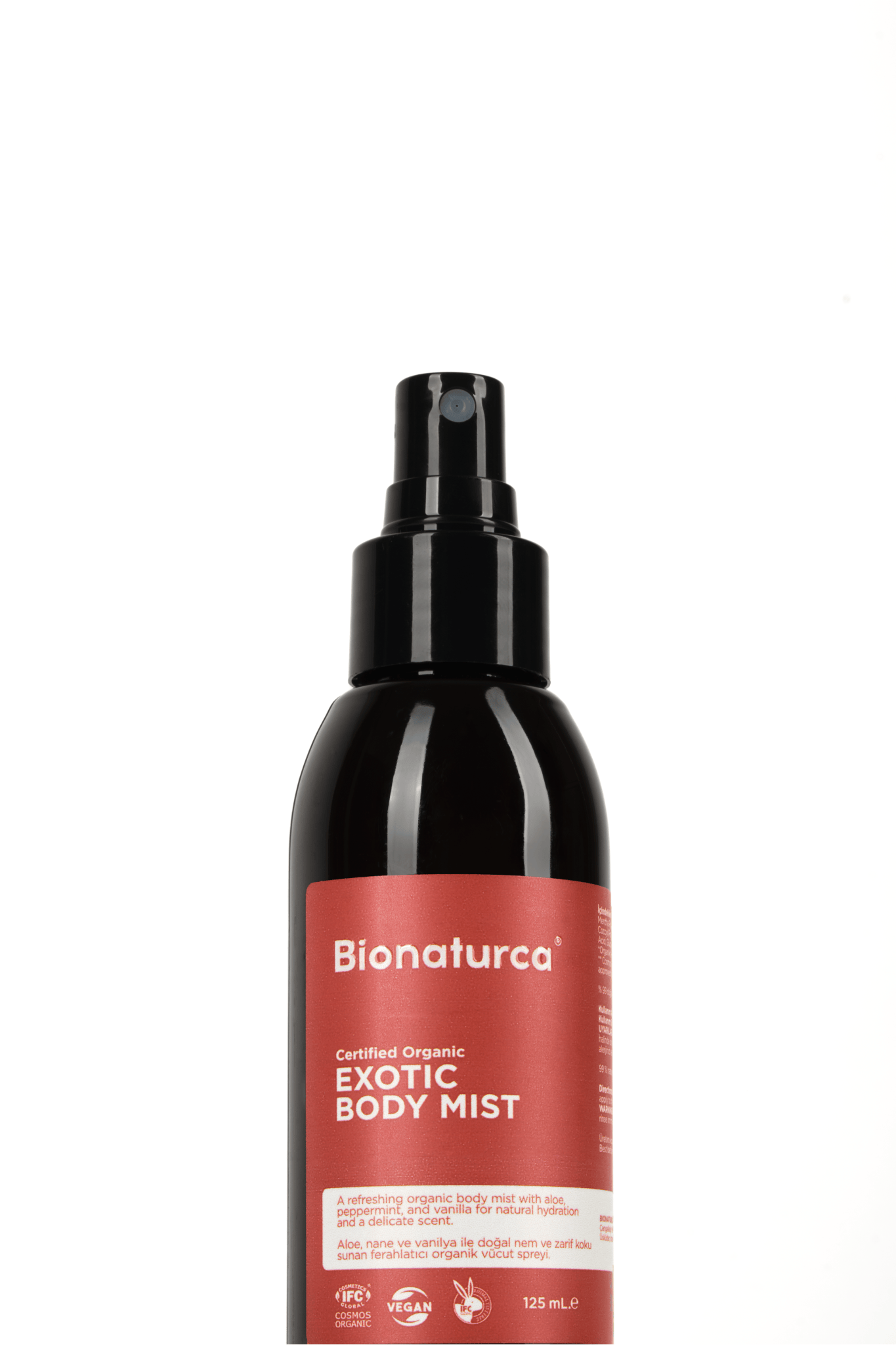 Organik Sertifikalı Egzotik Vücut Misti 125 ml - Bionaturca