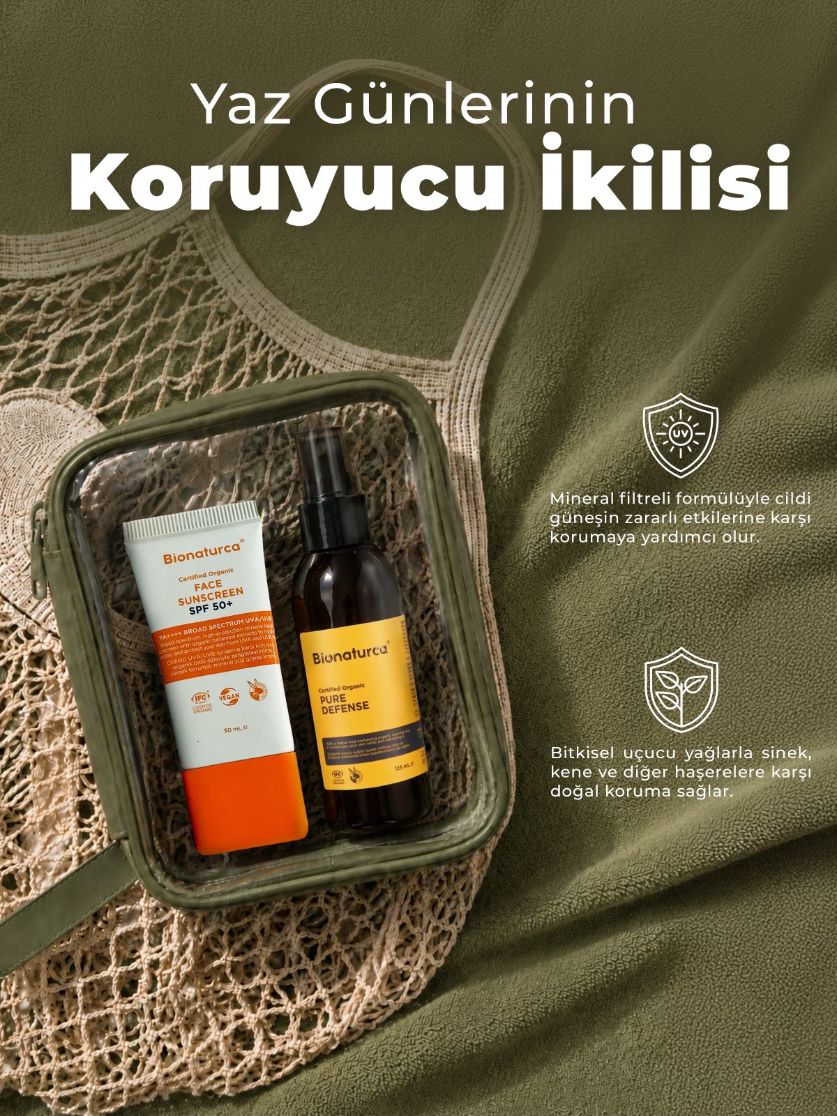 Organik Yaz Koruma Seti